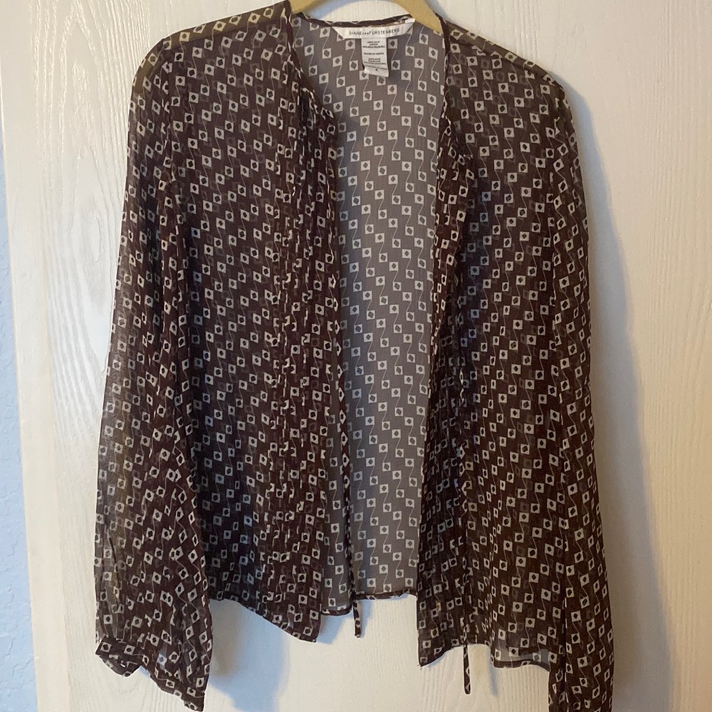 Diane von Furstenberg button down blouse